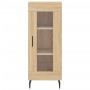 Aparador madera contrachapada color roble Sonoma 34,5x34x90 cm de vidaXL, Aparadores - Ref: Foro24-828815, Precio: 61,04 €, D...