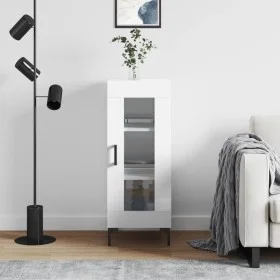 Glossy white plywood sideboard 34.5x34x90 cm by vidaXL, Sideboards - Ref: Foro24-828798, Price: 65,55 €, Discount: %