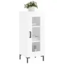 Glossy white plywood sideboard 34.5x34x90 cm by vidaXL, Sideboards - Ref: Foro24-828798, Price: 65,55 €, Discount: %