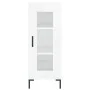Glossy white plywood sideboard 34.5x34x90 cm by vidaXL, Sideboards - Ref: Foro24-828798, Price: 65,55 €, Discount: %