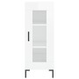 Hochglanzweißes Sperrholz-Sideboard 34,5 x 34 x 90 cm von vidaXL, Sideboards - Ref: Foro24-828798, Preis: 66,38 €, Rabatt: %