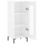 Aparador de madera contrachapada blanco brillante 34,5x34x90 cm de vidaXL, Aparadores - Ref: Foro24-828798, Precio: 66,32 €, ...
