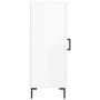 Hochglanzweißes Sperrholz-Sideboard 34,5 x 34 x 90 cm von vidaXL, Sideboards - Ref: Foro24-828798, Preis: 66,38 €, Rabatt: %