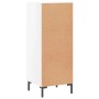 Hochglanzweißes Sperrholz-Sideboard 34,5 x 34 x 90 cm von vidaXL, Sideboards - Ref: Foro24-828798, Preis: 66,38 €, Rabatt: %