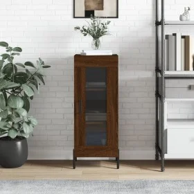 Sideboard aus eichenbraunem Holzwerkstoff, 34,5 x 34 x 90 cm von vidaXL, Sideboards - Ref: Foro24-828811, Preis: 64,24 €, Rab...