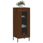 Oak brown engineered wood sideboard 34.5x34x90 cm by vidaXL, Sideboards - Ref: Foro24-828811, Price: 65,06 €, Discount: %