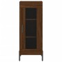 Oak brown engineered wood sideboard 34.5x34x90 cm by vidaXL, Sideboards - Ref: Foro24-828811, Price: 65,06 €, Discount: %