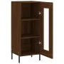 Oak brown engineered wood sideboard 34.5x34x90 cm by vidaXL, Sideboards - Ref: Foro24-828811, Price: 64,24 €, Discount: %