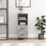 Aparador de madera contrachapada gris hormigón 34,5x34x90 cm de vidaXL, Aparadores - Ref: Foro24-828640, Precio: 51,82 €, Des...
