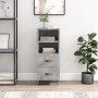 Aparador de madera contrachapada gris hormigón 34,5x34x90 cm de vidaXL, Aparadores - Ref: Foro24-828640, Precio: 52,33 €, Des...
