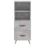 Concrete gray plywood sideboard 34.5x34x90 cm by vidaXL, Sideboards - Ref: Foro24-828640, Price: 51,82 €, Discount: %