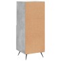 Aparador de madera contrachapada gris hormigón 34,5x34x90 cm de vidaXL, Aparadores - Ref: Foro24-828640, Precio: 52,33 €, Des...