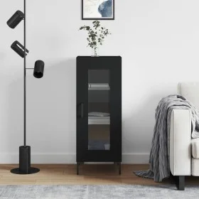 Black plywood sideboard 34.5x34x90 cm by vidaXL, Sideboards - Ref: Foro24-828797, Price: 61,73 €, Discount: %