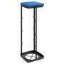 Soportes para bolsas de basura 2 uds PP negro y azul 120 L