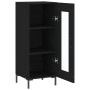 Black plywood sideboard 34.5x34x90 cm by vidaXL, Sideboards - Ref: Foro24-828797, Price: 62,51 €, Discount: %