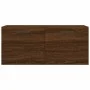 Wandschrank aus braunem Eichenholz, 80x36,5x35 cm von vidaXL, Schließfächer und Lagerschränke - Ref: Foro24-830083, Preis: 48...