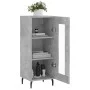 Concrete gray plywood sideboard 34.5x34x90 cm by vidaXL, Sideboards - Ref: Foro24-828816, Price: 60,35 €, Discount: %