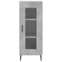 Betongraues Sperrholz-Sideboard 34,5 x 34 x 90 cm von vidaXL, Sideboards - Ref: Foro24-828816, Preis: 61,12 €, Rabatt: %