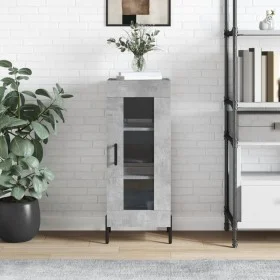 Betongraues Sperrholz-Sideboard 34,5 x 34 x 90 cm von vidaXL, Sideboards - Ref: Foro24-828808, Preis: 62,18 €, Rabatt: %