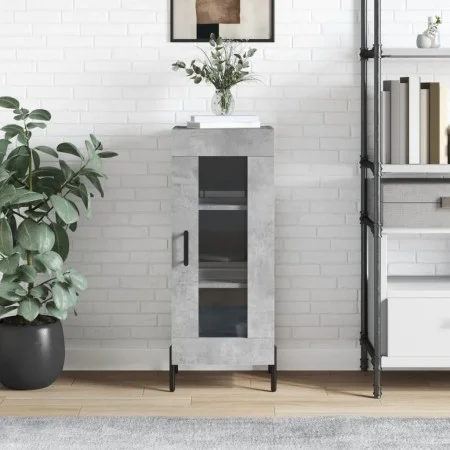 Betongraues Sperrholz-Sideboard 34,5 x 34 x 90 cm von vidaXL, Sideboards - Ref: Foro24-828808, Preis: 62,18 €, Rabatt: %