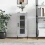 Betongraues Sperrholz-Sideboard 34,5 x 34 x 90 cm von vidaXL, Sideboards - Ref: Foro24-828808, Preis: 62,18 €, Rabatt: %