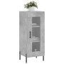 Concrete gray plywood sideboard 34.5x34x90 cm by vidaXL, Sideboards - Ref: Foro24-828808, Price: 62,98 €, Discount: %