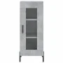 Aparador de madera contrachapada gris hormigón 34,5x34x90 cm de vidaXL, Aparadores - Ref: Foro24-828808, Precio: 62,18 €, Des...