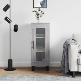 Sonoma gray engineered wood sideboard 34.5x34x90 cm by vidaXL, Sideboards - Ref: Foro24-828826, Price: 65,41 €, Discount: %