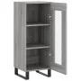 Aparador madera de ingeniería gris Sonoma 34,5x34x90 cm de vidaXL, Aparadores - Ref: Foro24-828826, Precio: 64,58 €, Descuent...