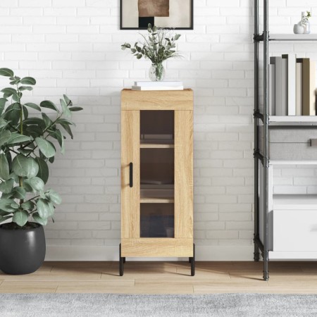 Sideboard aus Sonoma-Eichensperrholz, 34,5 x 34 x 90 cm von vidaXL, Sideboards - Ref: Foro24-828807, Preis: 63,08 €, Rabatt: %