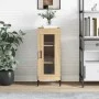 Aparador madera contrachapada color roble Sonoma 34,5x34x90 cm de vidaXL, Aparadores - Ref: Foro24-828807, Precio: 62,29 €, D...
