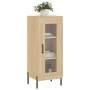Aparador madera contrachapada color roble Sonoma 34,5x34x90 cm de vidaXL, Aparadores - Ref: Foro24-828807, Precio: 62,29 €, D...