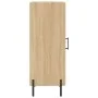Aparador madera contrachapada color roble Sonoma 34,5x34x90 cm de vidaXL, Aparadores - Ref: Foro24-828807, Precio: 62,29 €, D...