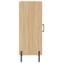 Sideboard aus Sonoma-Eichensperrholz, 34,5 x 34 x 90 cm von vidaXL, Sideboards - Ref: Foro24-828807, Preis: 63,08 €, Rabatt: %