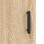 Aparador madera contrachapada color roble Sonoma 34,5x34x90 cm