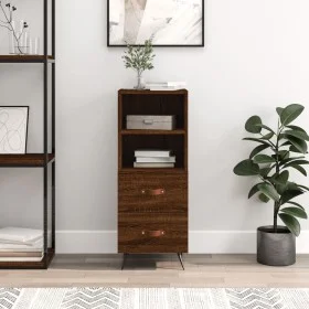 Sideboard aus eichenbraunem Holzwerkstoff, 34,5 x 34 x 90 cm von vidaXL, Sideboards - Ref: Foro24-828643, Preis: 48,47 €, Rab...