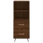 Oak brown engineered wood sideboard 34.5x34x90 cm by vidaXL, Sideboards - Ref: Foro24-828643, Price: 48,47 €, Discount: %