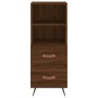 Sideboard aus eichenbraunem Holzwerkstoff, 34,5 x 34 x 90 cm von vidaXL, Sideboards - Ref: Foro24-828643, Preis: 54,38 €, Rab...