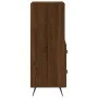 Oak brown engineered wood sideboard 34.5x34x90 cm by vidaXL, Sideboards - Ref: Foro24-828643, Price: 48,47 €, Discount: %