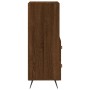 Sideboard aus eichenbraunem Holzwerkstoff, 34,5 x 34 x 90 cm von vidaXL, Sideboards - Ref: Foro24-828643, Preis: 54,38 €, Rab...
