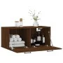 Eichenbrauner Wandschrank aus Holzwerkstoff, 80 x 36,5 x 35 cm von vidaXL, Schließfächer und Lagerschränke - Ref: Foro24-8300...