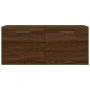 Eichenbrauner Wandschrank aus Holzwerkstoff, 80 x 36,5 x 35 cm von vidaXL, Schließfächer und Lagerschränke - Ref: Foro24-8300...