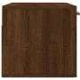 Eichenbrauner Wandschrank aus Holzwerkstoff, 80 x 36,5 x 35 cm von vidaXL, Schließfächer und Lagerschränke - Ref: Foro24-8300...