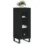 Black plywood sideboard 34.5x34x90 cm by vidaXL, Sideboards - Ref: Foro24-828821, Price: 64,77 €, Discount: %
