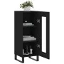 Schwarzes Sperrholz-Sideboard 34,5 x 34 x 90 cm von vidaXL, Sideboards - Ref: Foro24-828821, Preis: 64,77 €, Rabatt: %