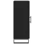 Schwarzes Sperrholz-Sideboard 34,5 x 34 x 90 cm von vidaXL, Sideboards - Ref: Foro24-828821, Preis: 64,77 €, Rabatt: %