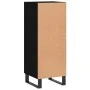 Schwarzes Sperrholz-Sideboard 34,5 x 34 x 90 cm von vidaXL, Sideboards - Ref: Foro24-828821, Preis: 64,77 €, Rabatt: %