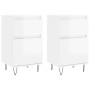 Sideboards 2 Stück glänzend weißes Holzwerkstoff 40x35x70 cm von vidaXL, Sideboards - Ref: Foro24-831153, Preis: 94,99 €, Rab...