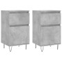 Sideboards 2 Stück betongraues Holzwerkstoff 40x35x70 cm von vidaXL, Sideboards - Ref: Foro24-831157, Preis: 63,85 €, Rabatt: %