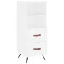 White engineered wood sideboard 34.5x34x90 cm by vidaXL, Sideboards - Ref: Foro24-828636, Price: 53,45 €, Discount: %